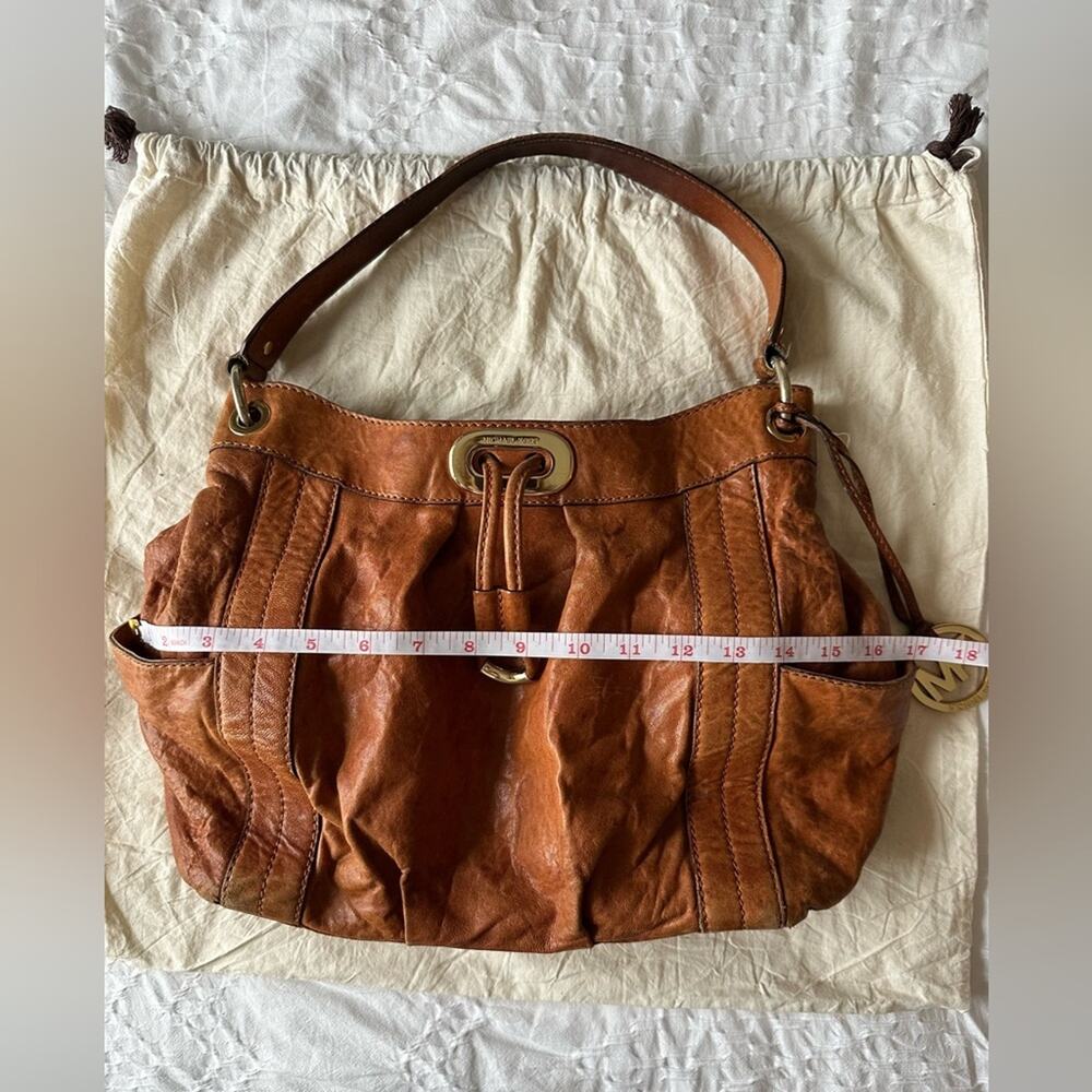 Michael kors brown leather satchel handbag - Picture 11 of 13